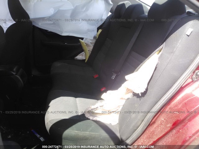 4T1BF1FK1HU629868 - 2017 TOYOTA CAMRY LE/XLE/SE/XSE RED photo 8