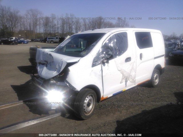 3N63M0ZN1GK691863 - 2016 CHEVROLET CITY EXPRESS LT WHITE photo 2