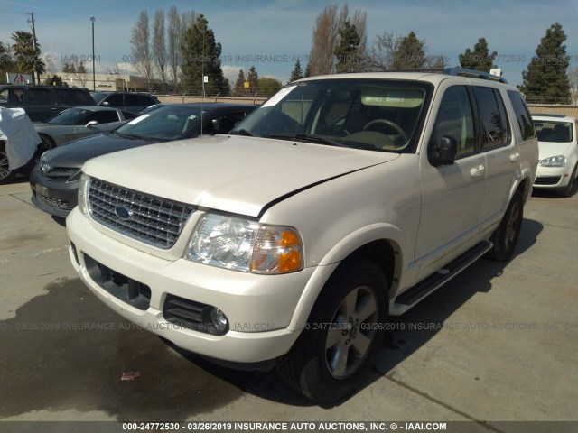 1FMZU75K33ZB45270 - 2003 FORD EXPLORER LIMITED WHITE photo 2