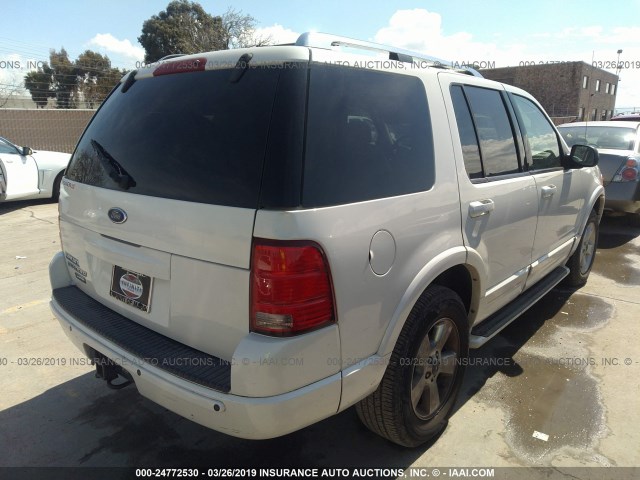 1FMZU75K33ZB45270 - 2003 FORD EXPLORER LIMITED WHITE photo 4