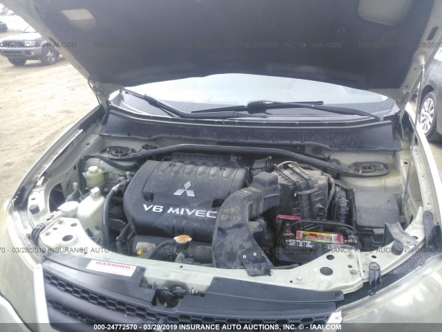 JA4MS31X27Z011588 - 2007 MITSUBISHI OUTLANDER ES/LS 棕色 照片 10