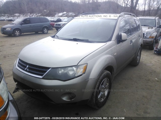 JA4MS31X27Z011588 - 2007 MITSUBISHI OUTLANDER ES/LS 棕色 照片 2