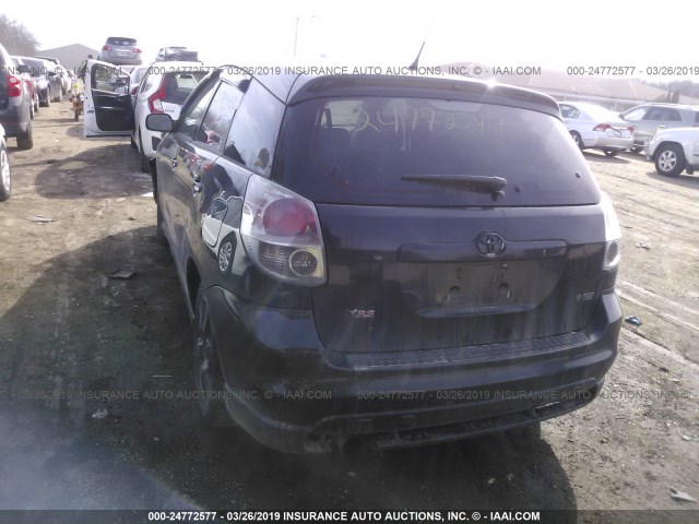 2T1KY30E56C550081 - 2006 TOYOTA COROLLA MATRIX XRS BLACK photo 3
