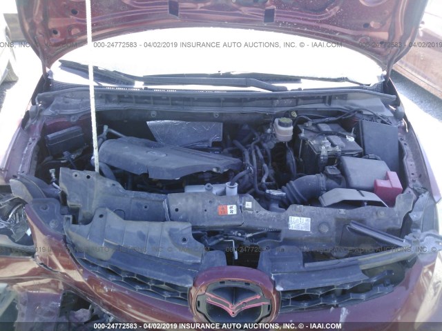 JM3ER2W59A0326284 - 2010 MAZDA CX-7 RED photo 10