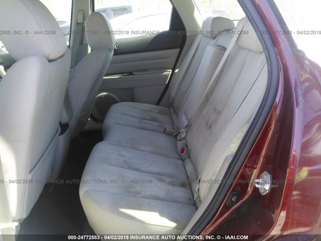 JM3ER2W59A0326284 - 2010 MAZDA CX-7 RED photo 8