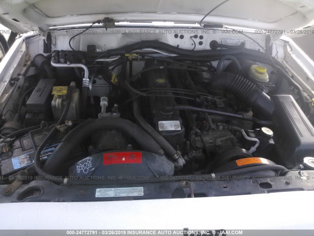 1J4FT68S1WL122765 - 1998 JEEP CHEROKEE SPORT/CLASSIC თეთრი ფოტო 10