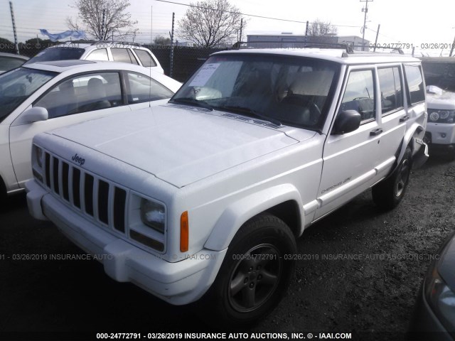 1J4FT68S1WL122765 - 1998 JEEP CHEROKEE SPORT/CLASSIC თეთრი ფოტო 2
