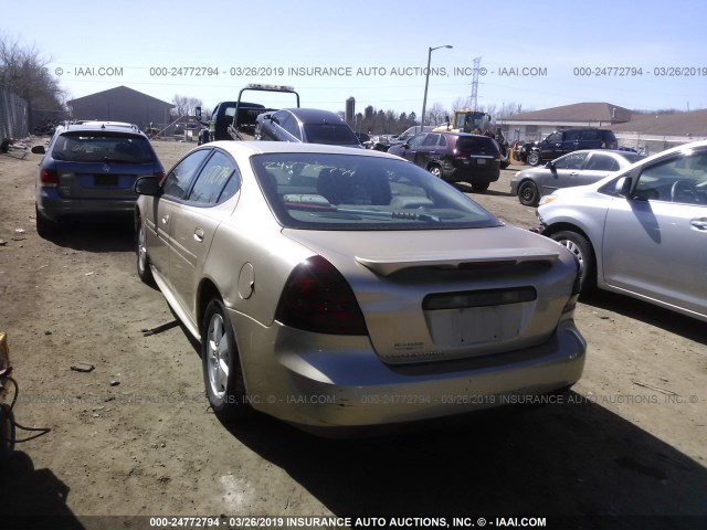 2G2WP522051230400 - 2005 PONTIAC GRAND PRIX GOLD photo 3