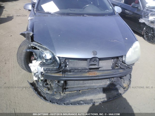 3VWDJ71K08M008368 - 2008 VOLKSWAGEN GLI ნაცრისფერი ფოტო 6