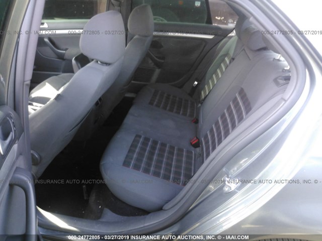 3VWDJ71K08M008368 - 2008 VOLKSWAGEN GLI ნაცრისფერი ფოტო 8