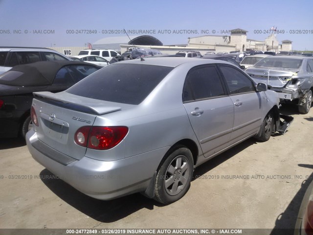 1NXBR32E95Z558739 - 2005 TOYOTA COROLLA CE/LE/S SILVER photo 4