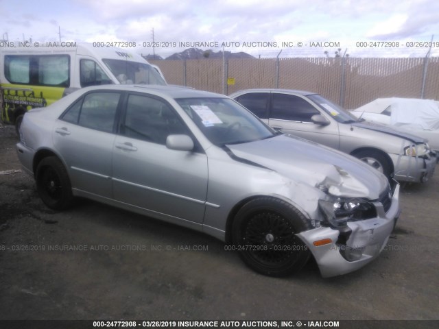 JTHBD192550095670 - 2005 LEXUS IS 300 SILVER photo 1