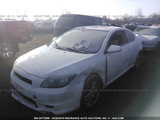 JTKDE177970205654 - 2007 TOYOTA SCION TC WHITE photo 2