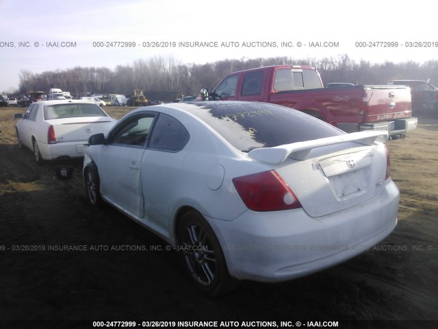 JTKDE177970205654 - 2007 TOYOTA SCION TC WHITE photo 3