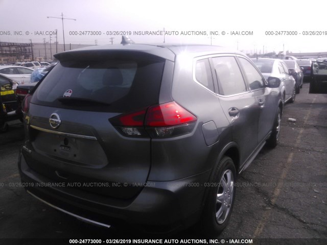 JN8AT2MT0HW148948 - 2017 NISSAN ROGUE S/SL/SV GRAY photo 4