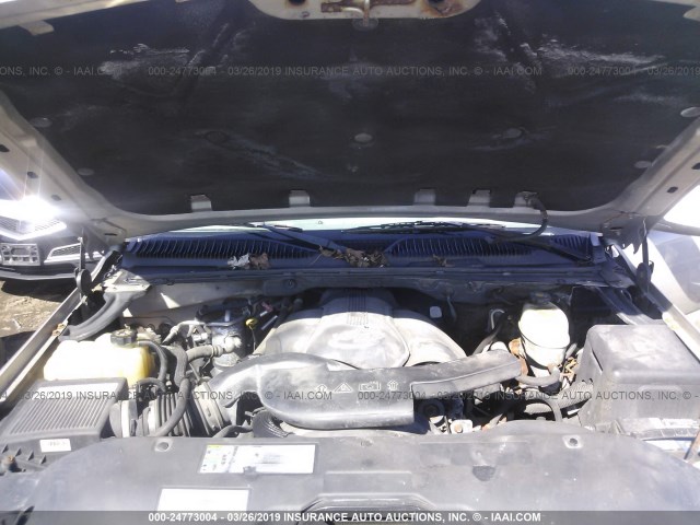 1GKFK66U04J109080 - 2004 GMC YUKON XL DENALI SILVER photo 10