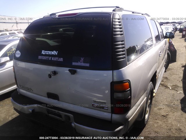 1GKFK66U04J109080 - 2004 GMC YUKON XL DENALI SILVER photo 4