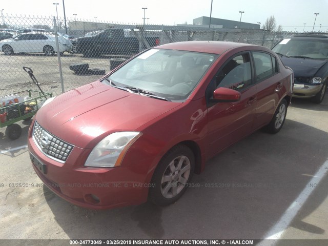 3N1AB61E59L657195 - 2009 NISSAN SENTRA 2.0/2.0S/2.0SL RED photo 2