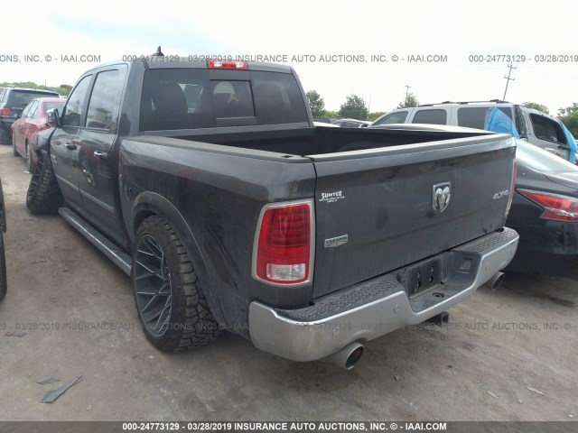 1C6RR7NT2GS370445 - 2016 RAM 1500 LARAMIE GRAY photo 3