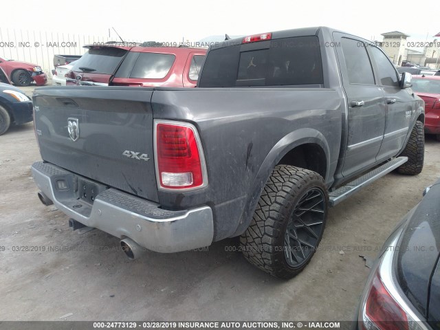 1C6RR7NT2GS370445 - 2016 RAM 1500 LARAMIE GRAY photo 4