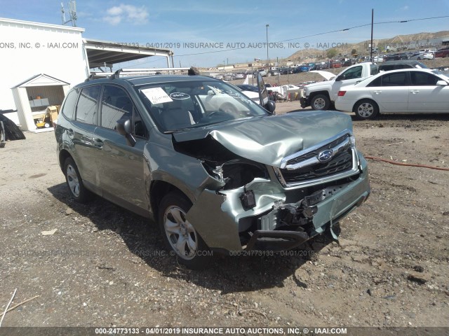 JF2SJAAC7JG409532 - 2018 SUBARU FORESTER 2.5I GREEN photo 1