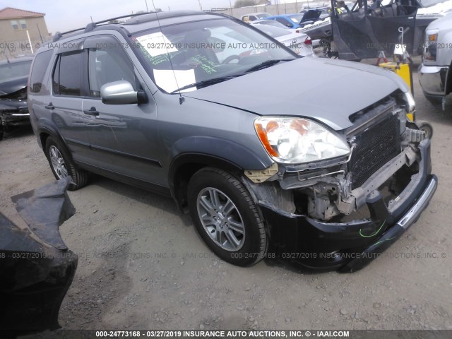 JHLRD78876C009089 - 2006 HONDA CR-V EX GRAY photo 1