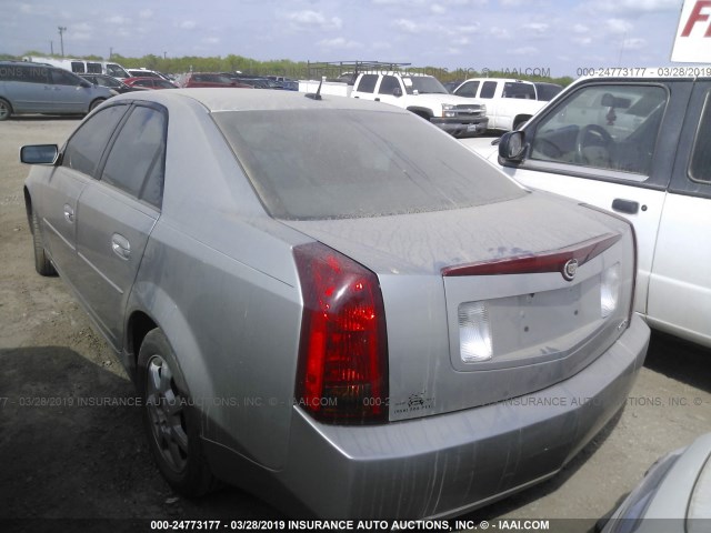 1G6DP577770179535 - 2007 CADILLAC CTS HI FEATURE V6 SILVER photo 3