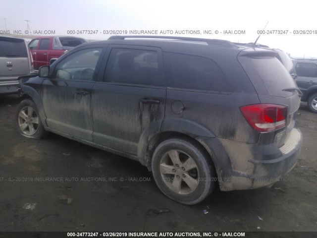 3D4PG1FG2BT520598 - 2011 DODGE JOURNEY MAINSTREET BLACK photo 3