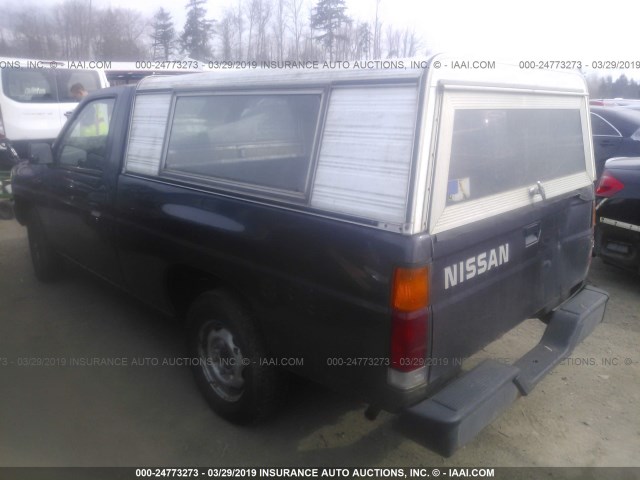 1N6SD11SXSC354822 - 1995 NISSAN TRUCK E/XE BLACK photo 3