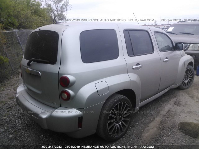 3GNCA13D28S665878 - 2008 CHEVROLET HHR LS Plata foto 4
