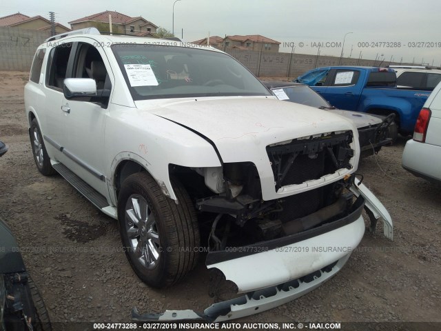 5N3AA08D28N911134 - 2008 INFINITI QX56 WHITE photo 1