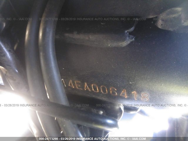 JKAEX8A14EA006418 - 2014 KAWASAKI EX300 A BLACK photo 10