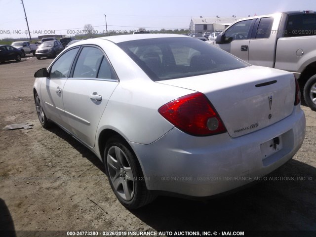 1G2ZG57B284200541 - 2008 PONTIAC G6 SE WHITE photo 3