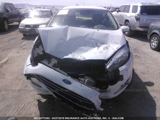 3FADP4TJ8GM204289 - 2016 FORD FIESTA S WHITE photo 6