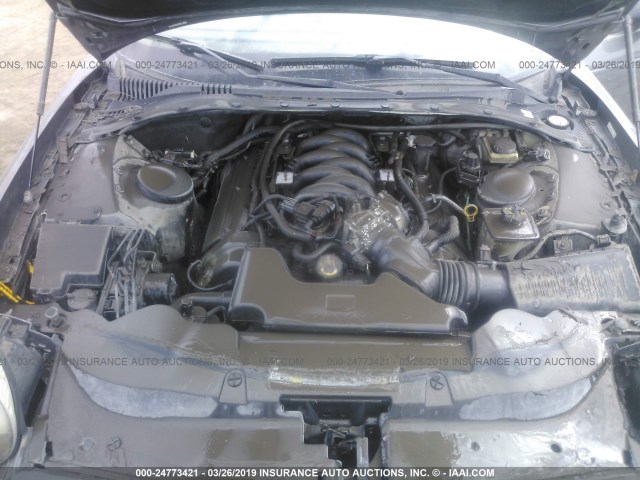 1FAHP60AX3Y109863 - 2003 FORD THUNDERBIRD  GRAY photo 10