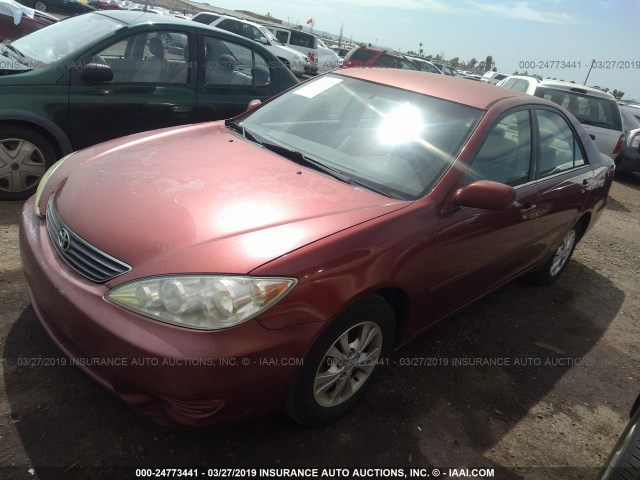 4T1BE32K26U145242 - 2006 TOYOTA CAMRY LE/XLE/SE BURGUNDY photo 2