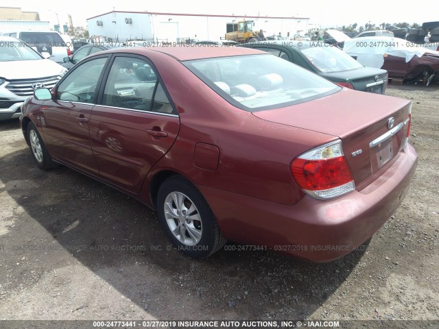 4T1BE32K26U145242 - 2006 TOYOTA CAMRY LE/XLE/SE BURGUNDY photo 3