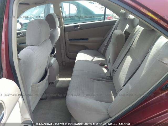 4T1BE32K26U145242 - 2006 TOYOTA CAMRY LE/XLE/SE BURGUNDY photo 8