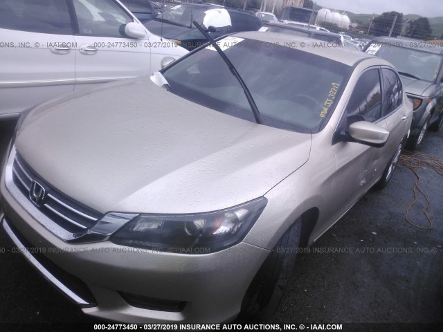 1HGCR2F57FA028853 - 2015 HONDA ACCORD SPORT GOLD photo 2