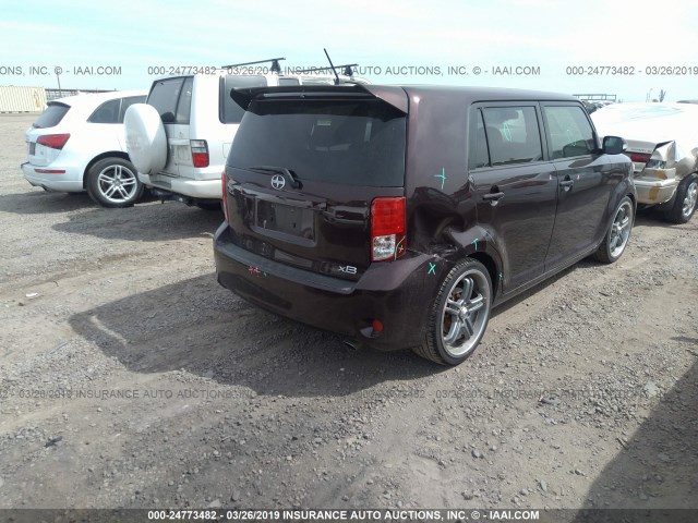 JTLZE4FE3B1136353 - 2011 TOYOTA SCION XB 勃艮第红 照片 4