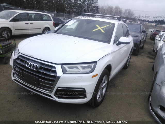 WA1BNAFY9J2068004 - 2018 AUDI Q5 PREMIUM PLUS WHITE photo 2