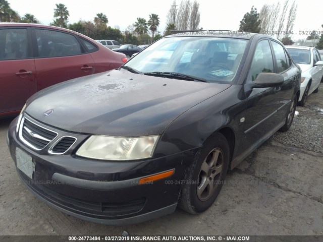 YS3FB45S141058567 - 2004 SAAB 9-3 LINEAR BLACK photo 2