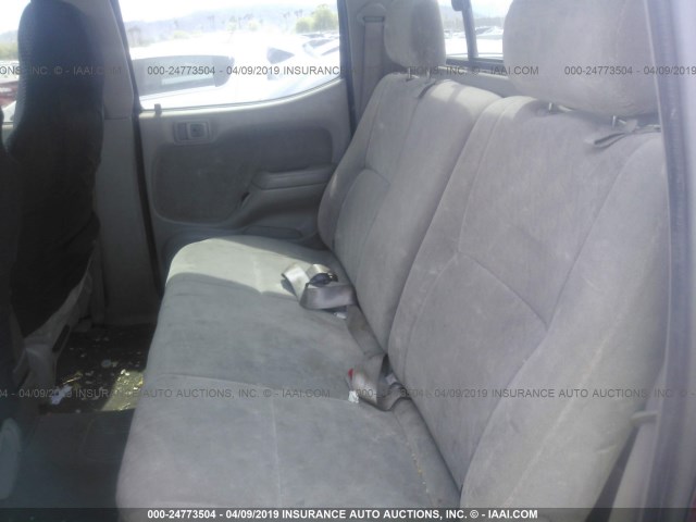 5TEHN72N04Z370909 - 2004 TOYOTA TACOMA DOUBLE CAB 栗色 照片 8