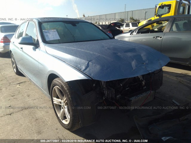 WBA3C1C53FP852681 - 2015 BMW 328 I SULEV Light Blue photo 1