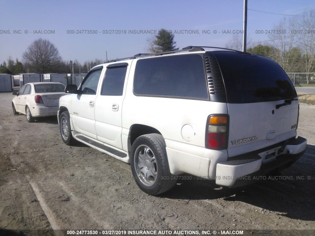 1GKFK66U52J255553 - 2002 GMC DENALI XL K1500 WHITE photo 3