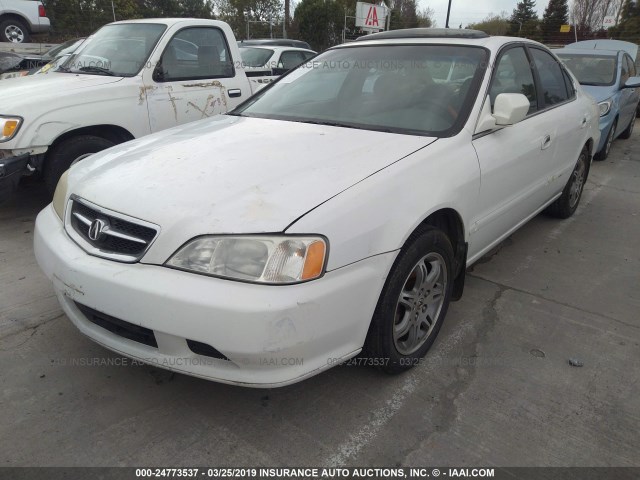 19UUA5666YA037469 - 2000 ACURA 3.2TL WHITE photo 2