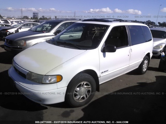 4N2DN11W9TD823340 - 1996 NISSAN QUEST XE/GXE WHITE photo 2