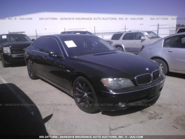 WBAHN83557DT66076 - 2007 BMW 750 BLACK photo 1