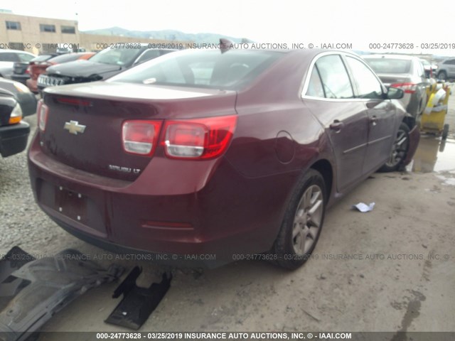 1G11C5SA8GF144135 - 2016 CHEVROLET MALIBU LIMITED LT BURGUNDY photo 4