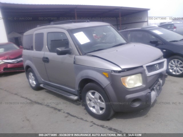 5J6YH18513L012950 - 2003 HONDA ELEMENT EX GRAY photo 1